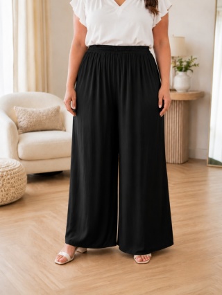 Spodnie wiskozowe plus size Luna